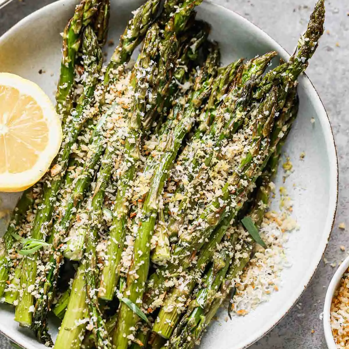 Asparagus w/panko & Lemon Zest